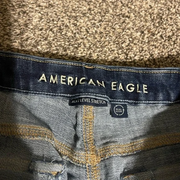 American Eagle Outfitters Blue Flare Jeans - Picture 3 of 8
